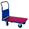 Plataforma abatible 910 x 610 x 1000. Ruedas macizas (500 kg)