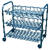 Mesa rodante 3 cestos 250 kg
