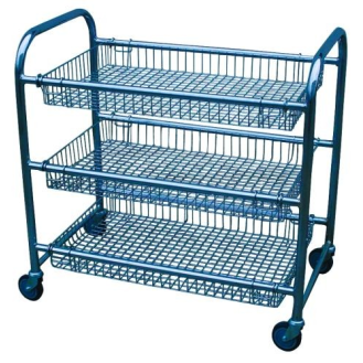 Mesa rodante con 3 cestos desmontables-Leer más