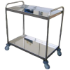Carro 2 bandejas inoxidable INOX 150 kg