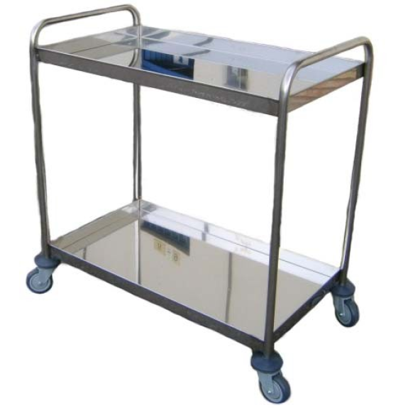 Carro 2 bandejas inoxidable INOX 150 kg Carro 2 bandejas inoxidable INOX 150 kg-Leer más