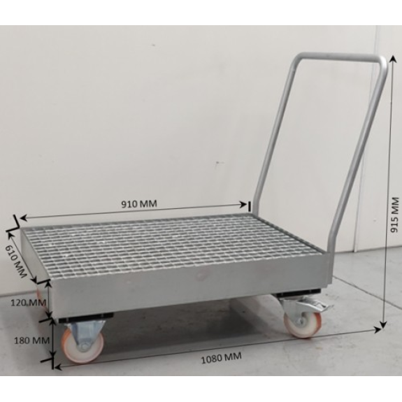 Carrello di trasporto con griglia integrata-Leggi tutto