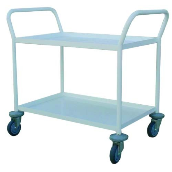 Mesa rodante 2 baldas o bandejas (300 kg)-Leer más