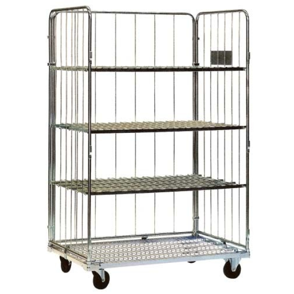 Cestino di stoccaggio 3 livelli 1.200 x 800 mm-Leggi tutto