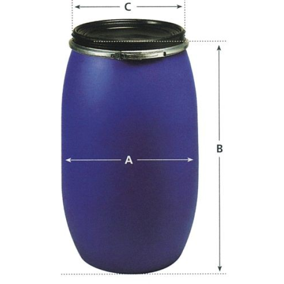 Bidón en plastique 220 litres (ou polyéthylène)-Leggi tutto