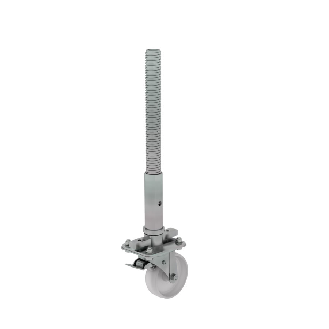 MUNK Lenkrolle mit Feststellbremse und Spindel 125mm Durchmesser-Beschreibung lesen