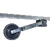 VARIOfit Mittenrad für Kommissionierwagen