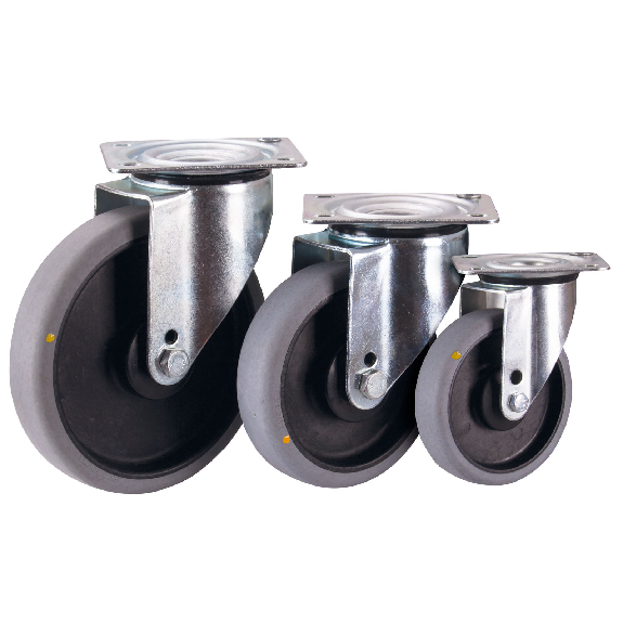 VARIOfit ESD Lenkrolle 65° Shore A 125x32mm VARIOfit ESD Lenkrolle 65° Shore A 125x32mm-Beschreibung lesen