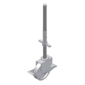 Zarges Lenkrolle mit Spindel 125mm Durchmesser-Beschreibung lesen