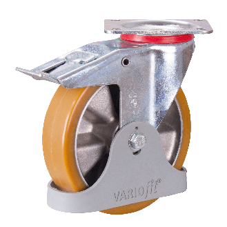 VARIOfit Polyurethanrolle Bremsrolle 92° Shore A 200x50-Beschreibung lesen