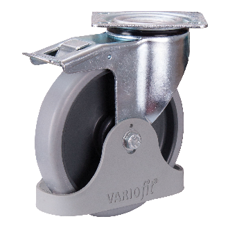 VARIOfit thermoplastische Bremsrolle 65° Shore A 200x40mm-Beschreibung lesen