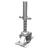 Zarges Lenkrolle mit Spindel Ø150mm Zarges Lenkrolle mit Spindel Ø150mm