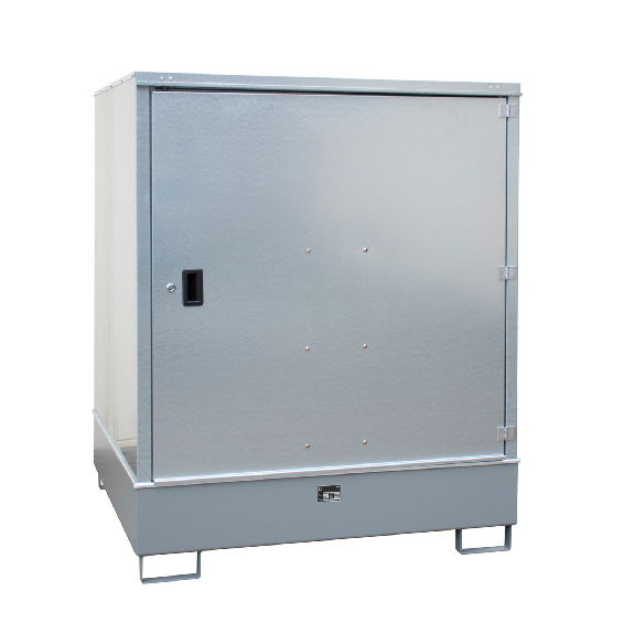 Gefahrstoff-Schrank GS-3, abschließbar, für max. 4x200l Fässer, Mausgrau Gefahrstoff-Schrank GS-3, abschließbar, für max. 4x200l Fässer, Mausgrau-Beschreibung lesen