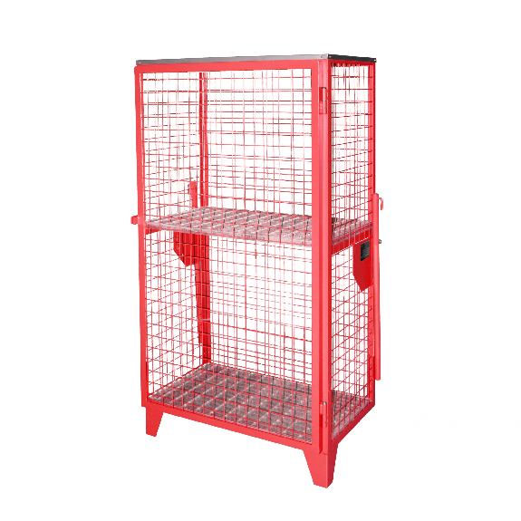 Gasflaschen-Depot GFD-R 4, Feuerrot, 1 Tür, Drahtgitter für 4x 11 kg-Gasflaschen Gasflaschen-Depot GFD-R 4, Feuerrot, 1 Tür, Drahtgitter für 4x 11 kg-Gasflaschen-Beschreibung lesen