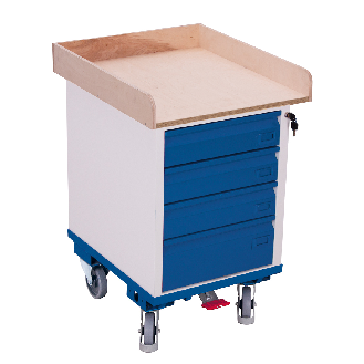 Schubladenschrank Ladefläche mit Rand 550x650mm-Beschreibung lesen