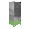 Gefahrstoff-Schrank GS-1, abschließbar, für max. 1x200l Fass, Resedagrün