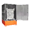 Gefahrstoff-Schrank GS-4, abschließbar, für max. 1x1000l IPC, Gelborange