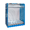 Gefahrstoff-Rollladenschrank RSG-3, lackiert, Lichtblau