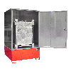 Gefahrstoff-Schrank GS-4, abschließbar, für max. 1x1000l IPC, Feuerrot