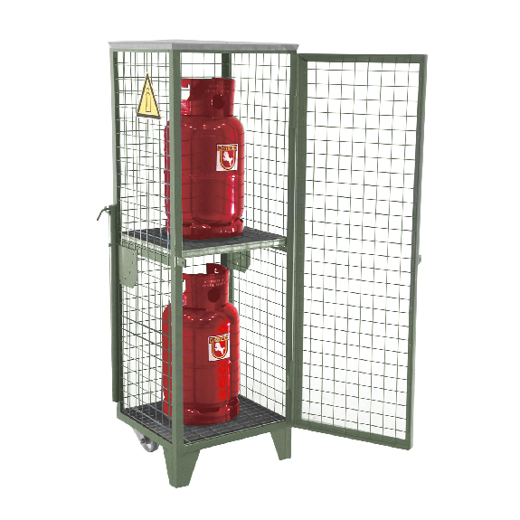 Gasflaschen-Depot GFD-R 2, Mausgrau, 2 Türen, Drahtgitter für 2x 11 kg-Gasflaschen Gasflaschen-Depot GFD-R 2, Mausgrau, 2 Türen, Drahtgitter für 2x 11 kg-Gasflaschen-Beschreibung lesen