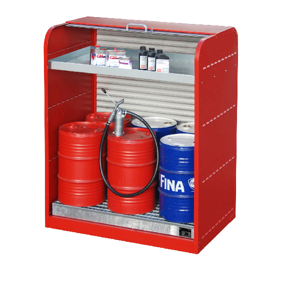 Gefahrstoff-Rollladenschrank RSG-3, lackiert, Feuerrot Gefahrstoff-Rollladenschrank RSG-3, lackiert, Feuerrot-Beschreibung lesen