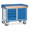 Werkstattwagen mit Schrank und 4 Schubladen