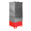 Gefahrstoff-Schrank GS-1, abschließbar, für max. 1x200l Fass, Feuerrot