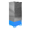 Gefahrstoff-Schrank GS-1, abschließbar, für max. 1x200l Fass, Lichtblau