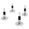 MUNK Fußplatten für Arbeitspodest 4 Stück MUNK Fußplatten für Arbeitspodest 4 Stück