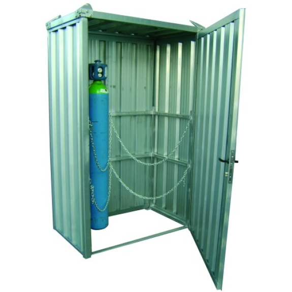 Caseta 14 botellas de soldadura con cerradura y sin suelo Caseta 14 botellas de soldadura con cerradura y sin suelo-Leer más