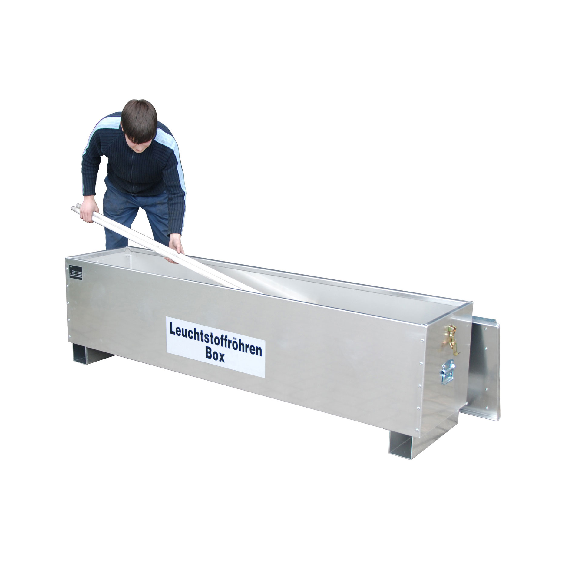 Leuchtstoffröhren-Box AL-D 150 nach ADR/RID 1.1.3.10c, Aluminium Leuchtstoffröhren-Box AL-D 150 nach ADR/RID 1.1.3.10c, Aluminium-Beschreibung lesen