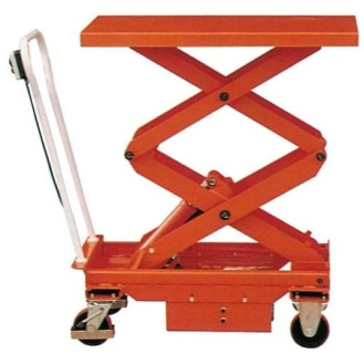 Mesa elevadora eléctrica rodante a batería 500 KG a 1618 mm-Leer más