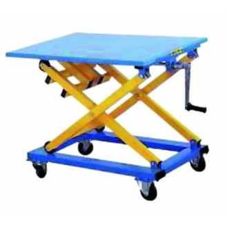 Mesa elevadora a Manivela 300 kg 950 x 600 a 1100 mm-Leer más
