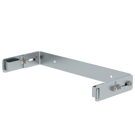 Porte-mur réglable en acier en U-fer galvanisé 165-205 mm-Leggi tutto