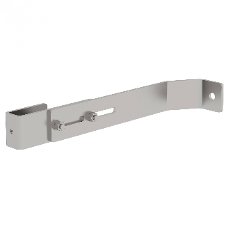 MUNK Wandhalter für Schachtleitern verstellbar 280-330mm Edelstahl für GFK-Leiter 1 Stück-Beschreibung lesen