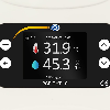 PCE Instruments WiFi Temperatur-Feuchtemessgerät PCE-THT 10 |Temperaturmessung: -20  60 °C |WLAN Schnittstelle