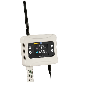 PCE Instruments WiFi Temperatur-Feuchtemessgerät PCE-THT 10 |Temperaturmessung: -20  60 °C |WLAN Schnittstelle-Beschreibung lesen