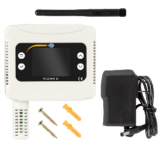 PCE Instruments WiFi Temperatur-Feuchtemessgerät PCE-THT 10 |Temperaturmessung: -20  60 °C |WLAN Schnittstelle-Beschreibung lesen