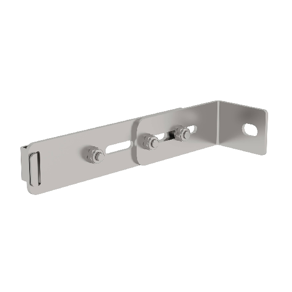 MUNK verstellbare Wandhalter mit Klemmbügel Edelstahl Wandabstand 215-275mm-Beschreibung lesen