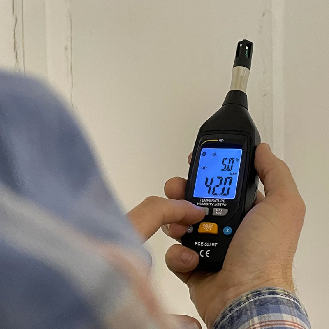 PCE Instruments Thermo-Hygrometer PCE-555BT |Feuchtigkeit: 0  100 % r.F. |Umgebungstemperatur: -20  60 °C-Beschreibung lesen