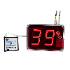PCE Instruments Großanzeige PCE-G1A |Messbereich Temperatur 0  +60 °C |Analogausgang 4  20 mA