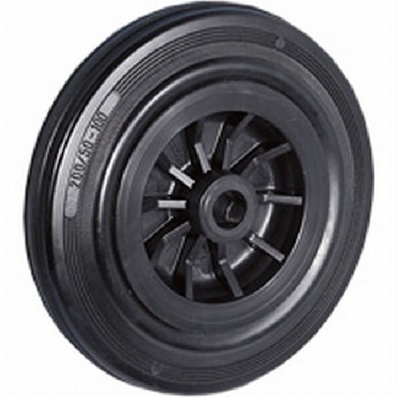 Rueda maciza negra 85 Ø 380 mm-Leer más