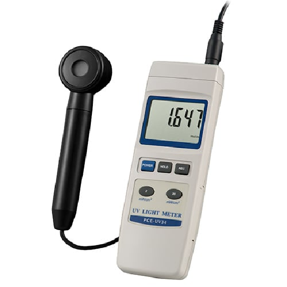 PCE Instruments UVA-UVB-Strahlungsmesser PCE-UV34 Messbereich 0...19,99mW/cm² |Auflösung 0,001mW/cm²-Beschreibung lesen