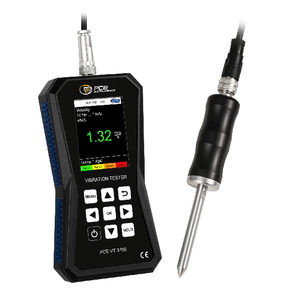 PCE Instruments Vibrationsmessgerät PCE-VT 3700S Beschleunigung |Geschwindigkeit |Weg-Beschreibung lesen