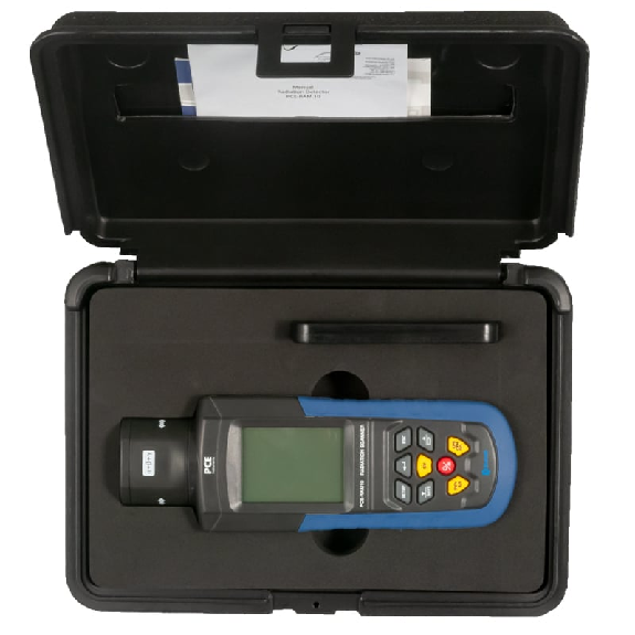 PCE Instruments Strahlungsmessgerät PCE-RAM 10 für α-, β-, γ- und Röntgenstrahlung |inkl. Software |inkl. Datenspeicher-Beschreibung lesen