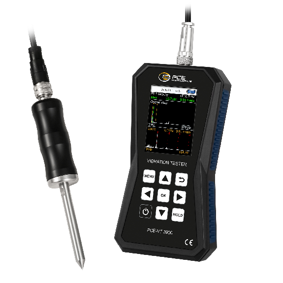 PCE Instruments Vibrationsmessgerät PCE-VT 3900S Beschleunigung |Geschwindigkeit |Weg |mit Software & Speicher-Beschreibung lesen