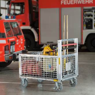 MUNK Rettungstechnik Universal-Rollcontainer mit Gitterbox-Beschreibung lesen