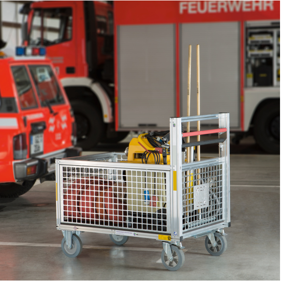 MUNK Rettungstechnik Universal-Rollcontainer mit Gitterbox-Beschreibung lesen