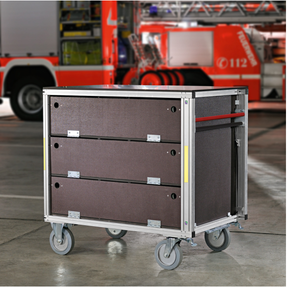 MUNK Rettungstechnik Rollcontainer Atemschutzgeräte-Beschreibung lesen