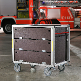 MUNK Rettungstechnik Rollcontainer Atemschutzgeräte-Beschreibung lesen